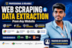 scrape any website and extract data to excel, CSV, json
