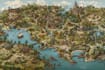 draw fantasy map illustration isometric map