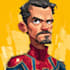 draw illustration caricature superhero