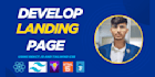 create responsive react landing page with advanced styling