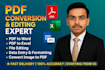 convert PDF, handwritten and scanned pdf to word and excel