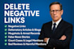 delete negative links remove bad articles erase mugshots false news cases google