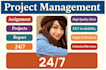 assist in project management assignment
