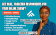 fill online survey google forms jotform surveymonkey to over 1k USA respondents