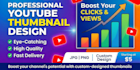 design eye catching youtube thumbnails that boost CTR