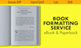 do professional book formatting for amazon kdp, ebook, paperback layout design
