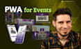 develop interactive web applications for events