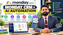 set up monday CRM, n8n ai automation and workflows, ai agent
