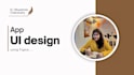 design mobile app UI in figma