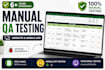 do manual testing of your software project