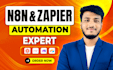 be your zapier automation, n8n automation, n8n workflow and n8n ai agent expert