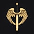 make 3d emblem logo with fantasy game style
