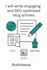 write seo optimized  and original articles and  blog posts