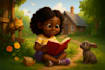 create awesome children story book illustrations, book illustration