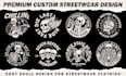 make edgy skull designs for streetwear clothing