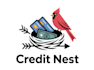 design modern awesome bird, nest logo