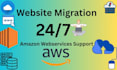 migrate your wordpress website to AWS ec2 cloud hosting, change domain name