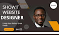 build a showit website, redesign a showit templates