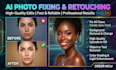 do ai generated image fixing and photo retouching or photo editing