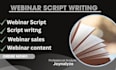 write engaging and high converting webinar script