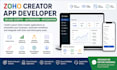 develop zoho creator apps, deluge scripts and CRM integration