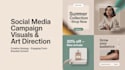 design social media posts with art direction