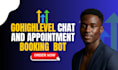 set up a gohighlevel ai voice agent for appointment booking chat bot virtual aid