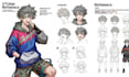 vtuber reference sheet character design vtuber model anime 2d vtuber art