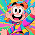 design modern caricature cartoon design