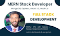 develop a full stack web application using the mern stack