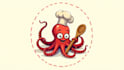do awesome octopus, pate, animal mascot logo