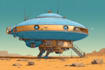 draw sci fi spaceship design