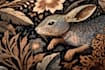 draw an animal and botanical illustration