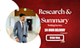 conduct extensive research and write as per your requirement