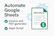 automate google sheets with invoice and PDF generator