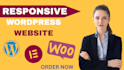 built responsive wordpress website, educational, business website, landing page