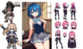 create nsfw pixel sprite animation, pixel character animation, video game rpg