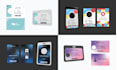 design id card with 50 data editing and integration