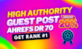 create dofollow SEO guest posting on high da blogs