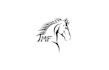 design creative horse stable logo
