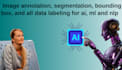 do custom image annotation, segmentation, and data labeling for ai, ml, nlp