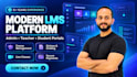 create a modern lms platform with admin, teacher, and student portals