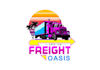 design colorful freight oasis themed logo