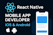 develop a crossplatform mobile app using react native
