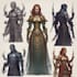 draw fantasy design character sheet game concept art