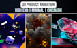 create 3d product motion design