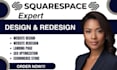 squarespace website redesign, squarespace redesign, squarespace website design