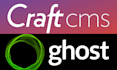 develop modern news and blog website with ghost cms, ghost theme and craft cms