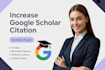 increase google scholar citations, and backdated citation using researchgate