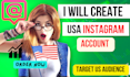 create a USA based instagram account for you